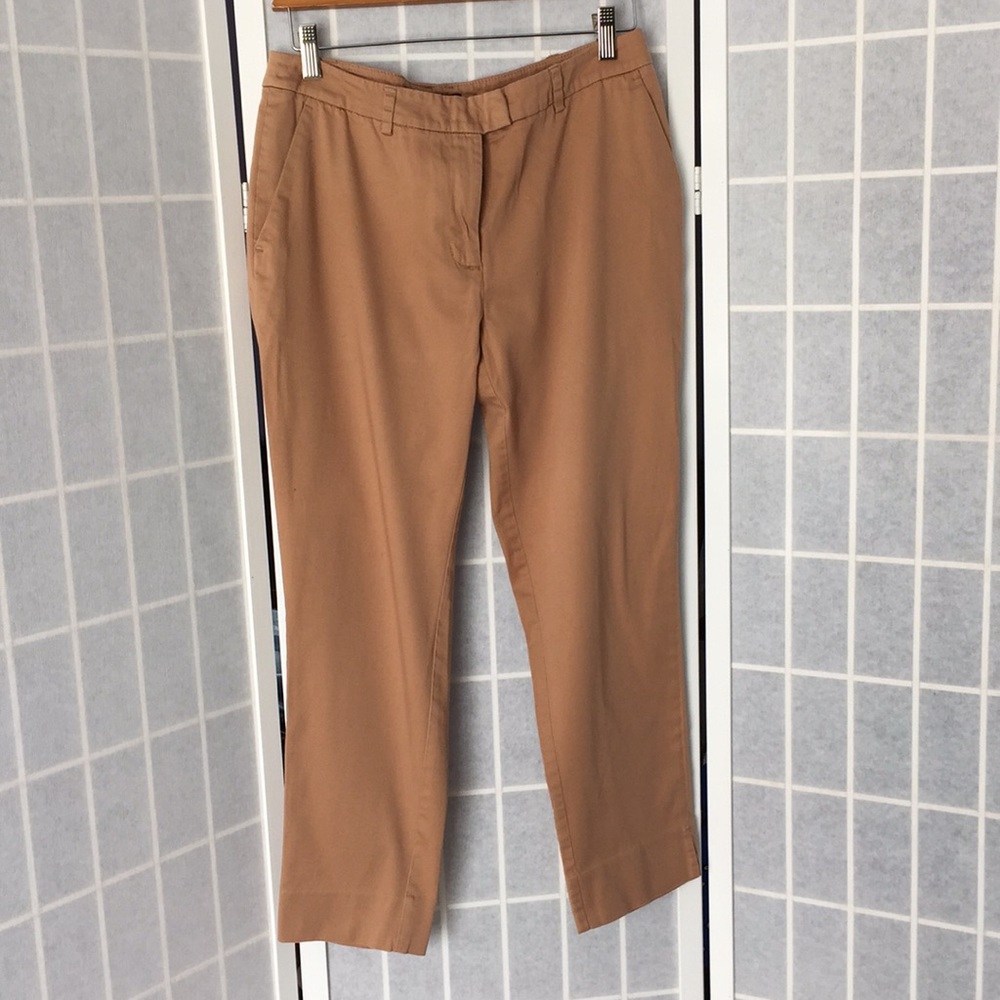 H&M Tapered Pants Camel Tan Brown Pants 8